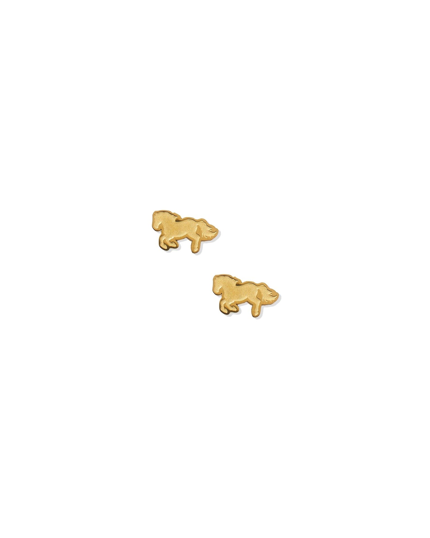 Screwback Stud Earrings - Lady Horse Gold - LINNY CO WholesaleStuds