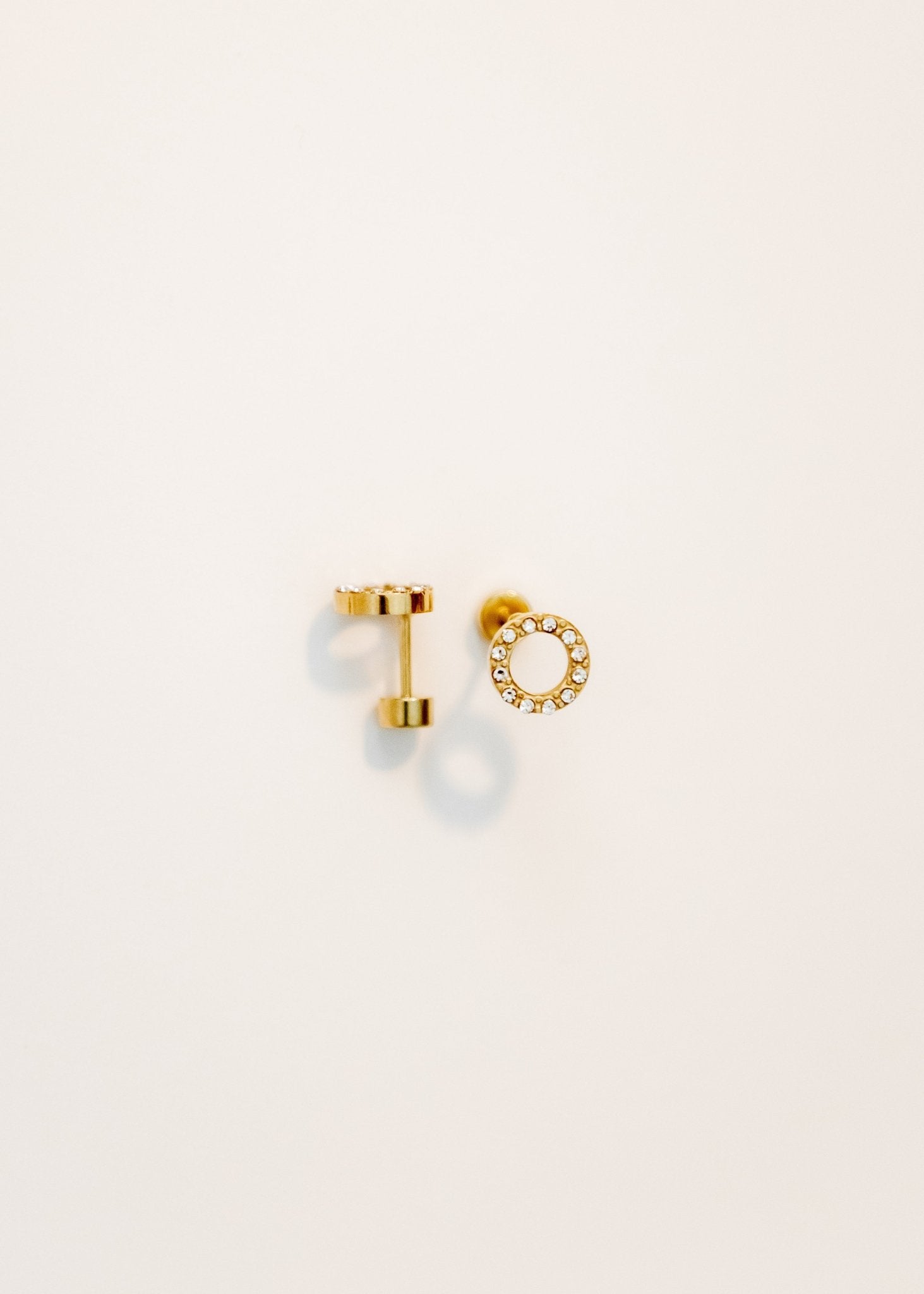 Screwback Stud Earrings - Lainey Gold - LINNY CO WholesaleStuds