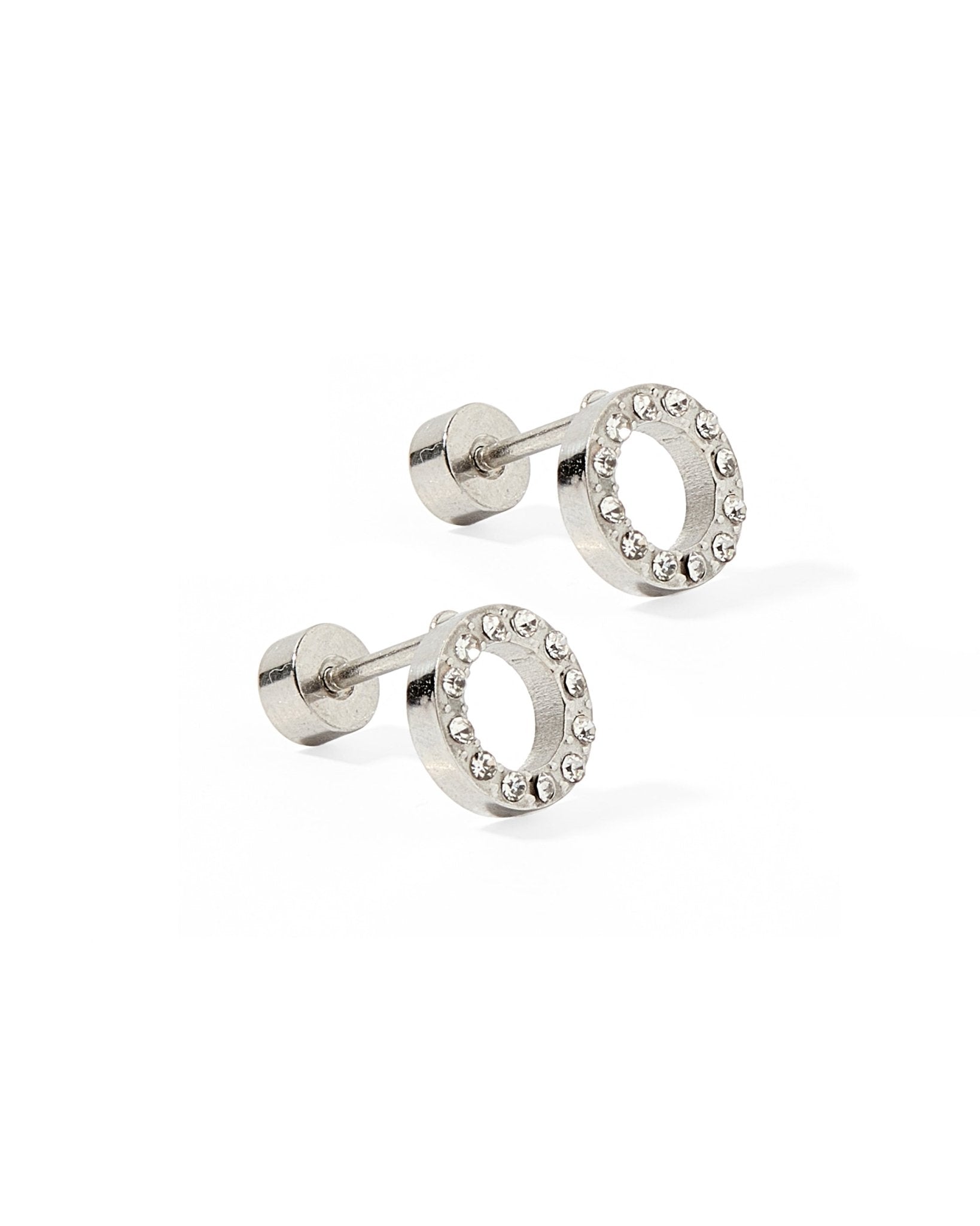 Screwback Stud Earrings - Lainey Silver - LINNY CO WholesaleStuds