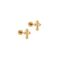 Screwback Stud Earrings - Latin Cross Gold - LINNY CO WholesaleStuds