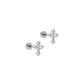 Screwback Stud Earrings - Latin Cross Silver - LINNY CO WholesaleStuds