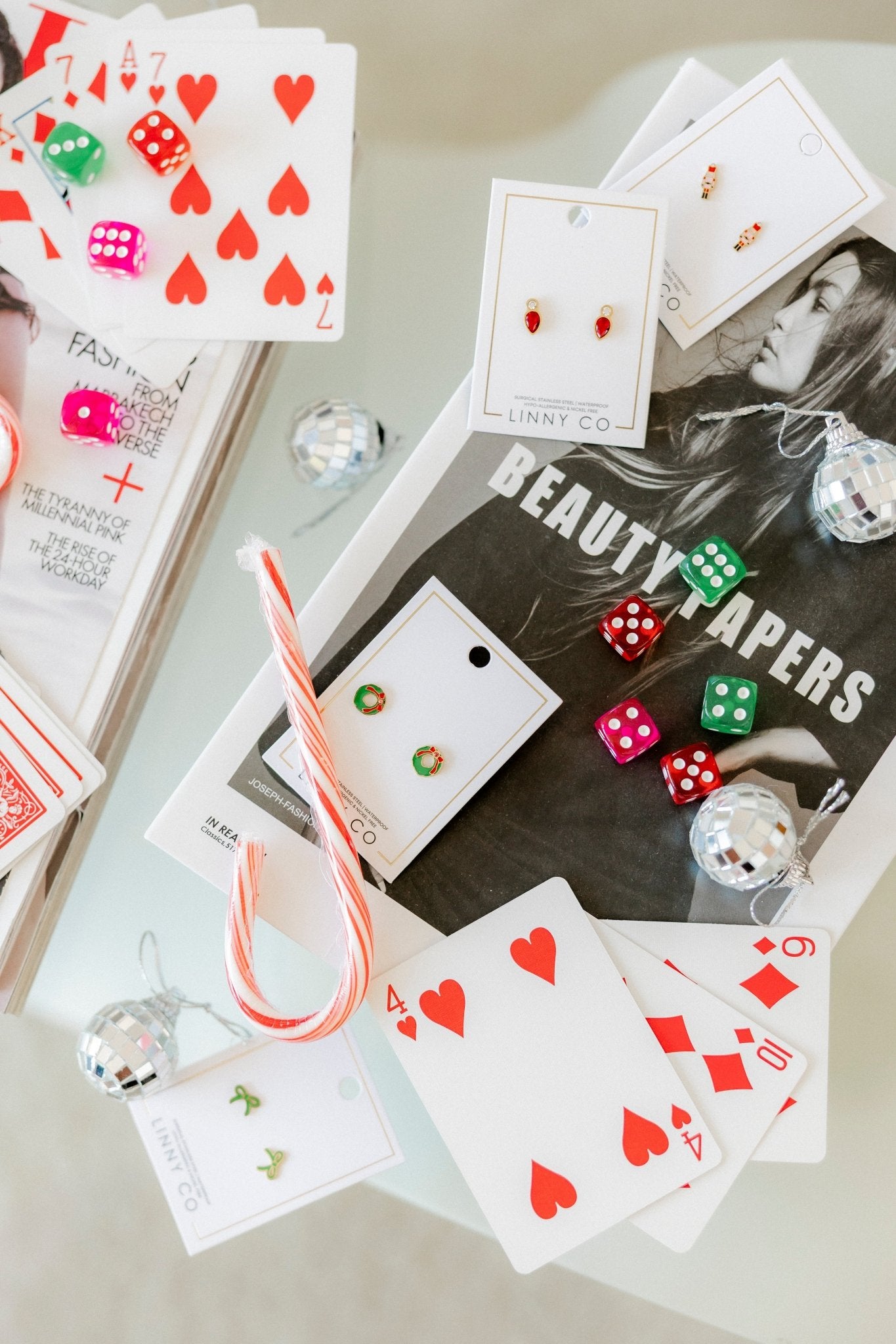 Screwback Stud Earrings - Leighton Wreath - LINNY CO WholesaleStuds