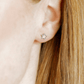 Screwback Stud Earrings - Lennon Star Silver - LINNY CO Wholesale