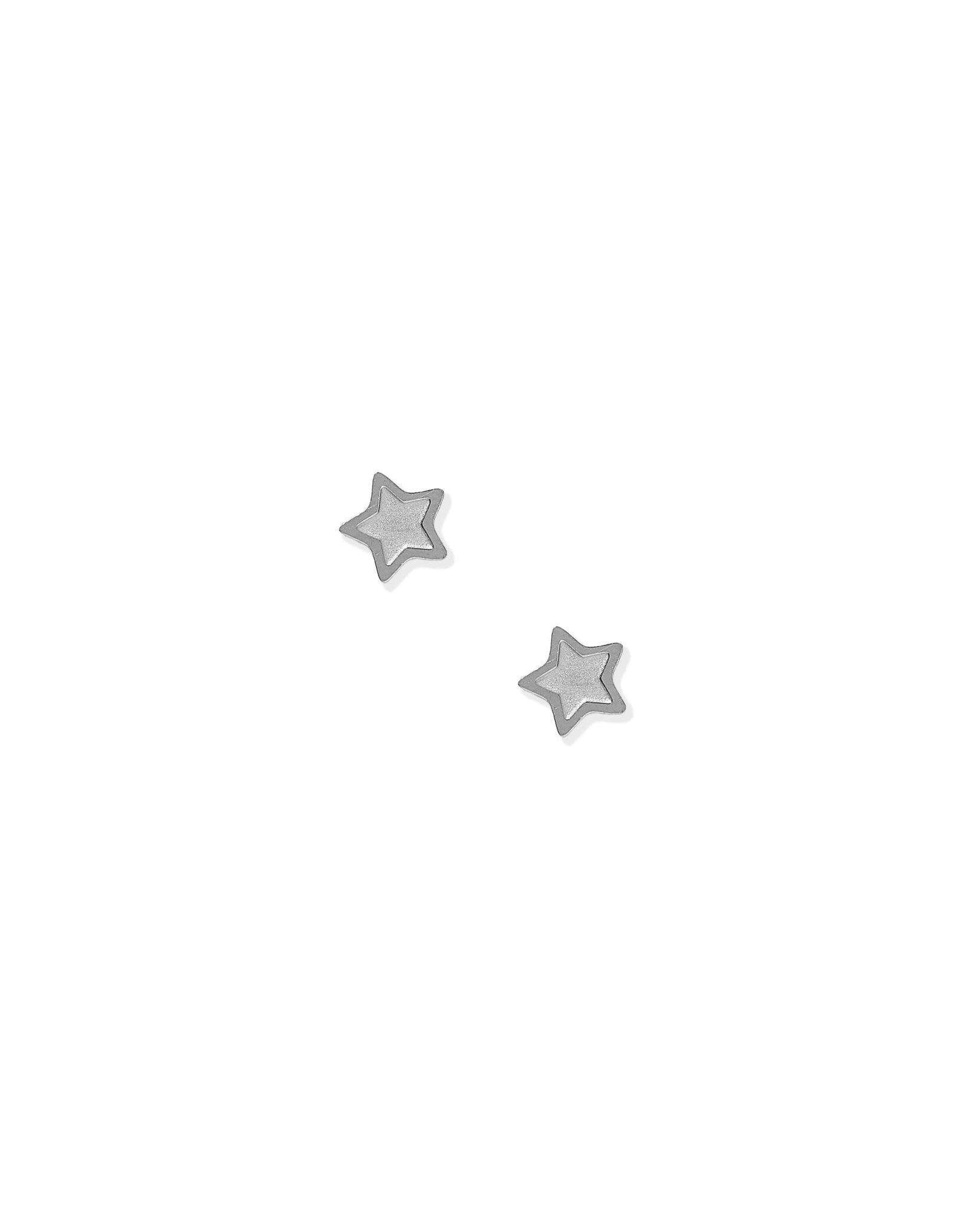 Screwback Stud Earrings - Lennon Star Silver - LINNY CO Wholesale