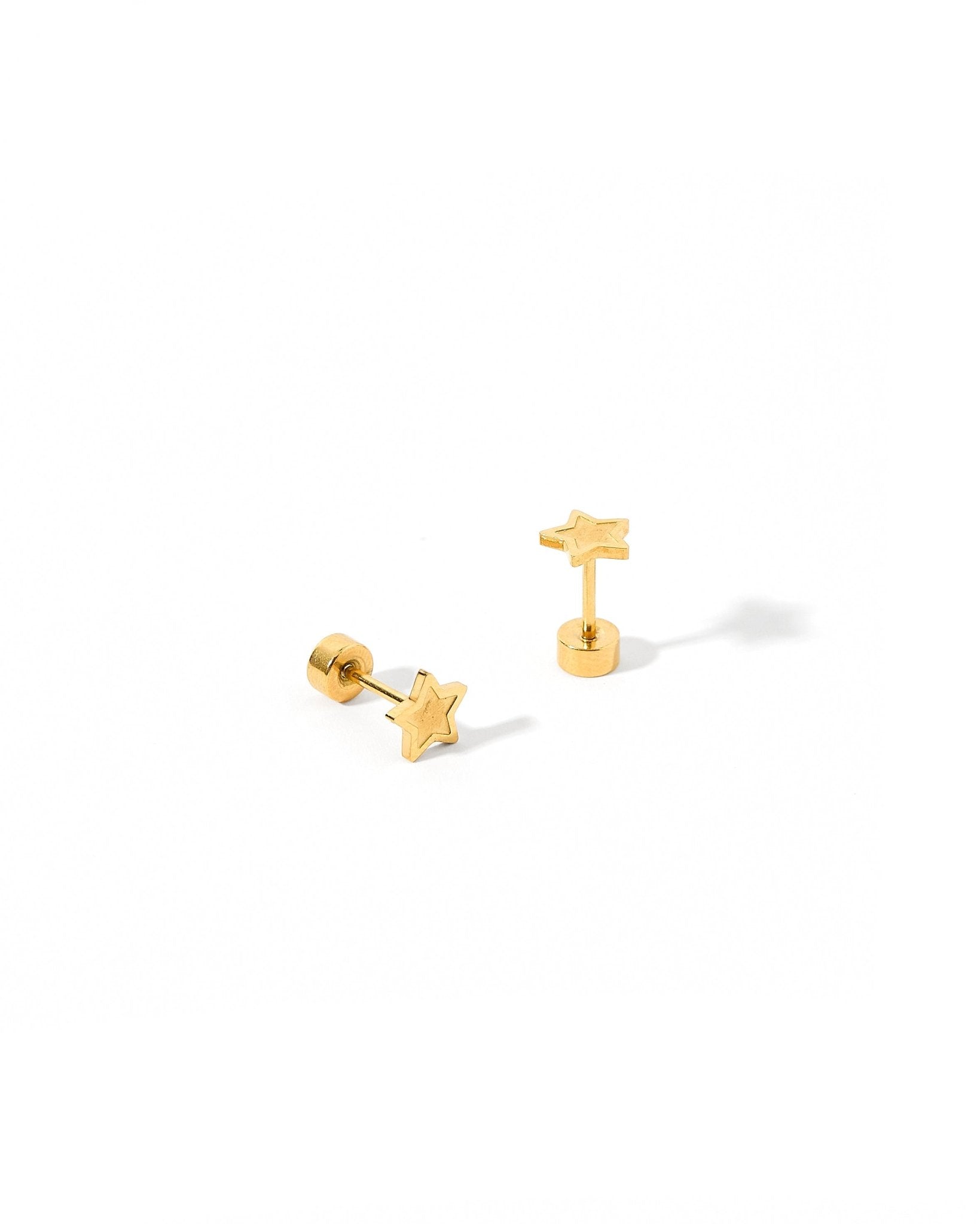 Screwback Stud Earrings - Lennon Star - LINNY CO WholesaleStuds
