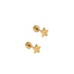 Screwback Stud Earrings - Lennon Star - LINNY CO WholesaleStuds