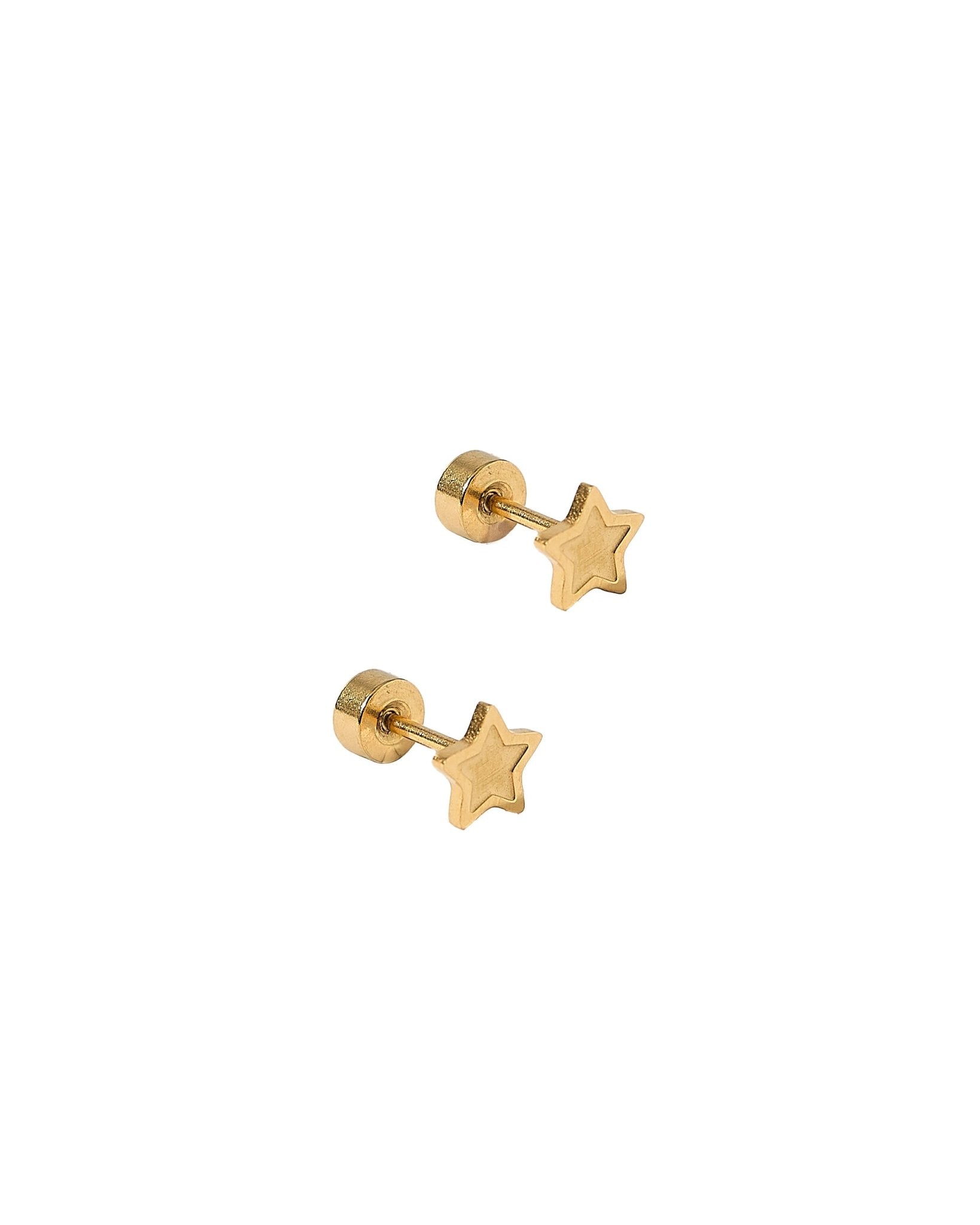Screwback Stud Earrings - Lennon Star - LINNY CO WholesaleStuds
