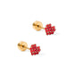 Screwback Stud Earrings - Leo Red - LINNY CO WholesaleStuds