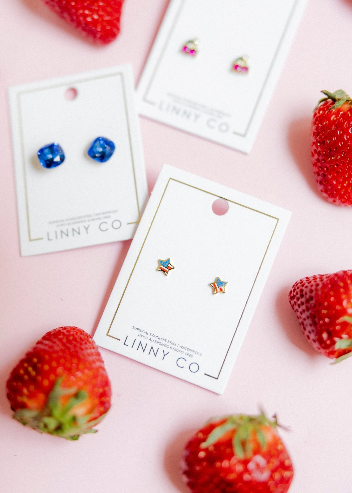 Screwback Stud Earrings - Liberty - LINNY CO Wholesale