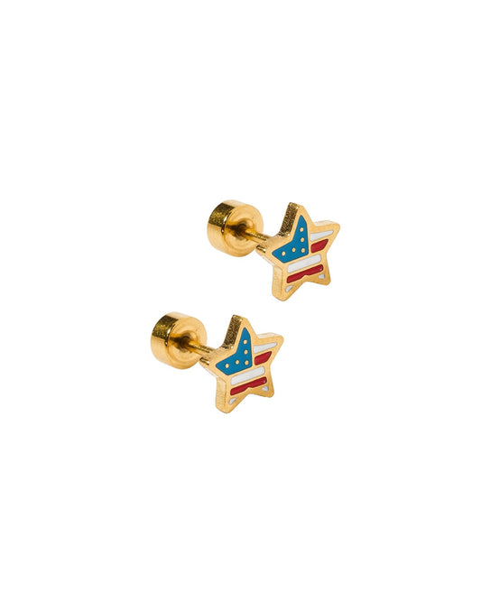Screwback Stud Earrings - Liberty - LINNY CO Wholesale