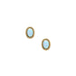Screwback Stud Earrings - Luna Opal Blue - LINNY CO WholesaleStuds