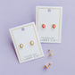 Screwback Stud Earrings - Luna Opal Hot Pink - LINNY CO WholesaleStuds