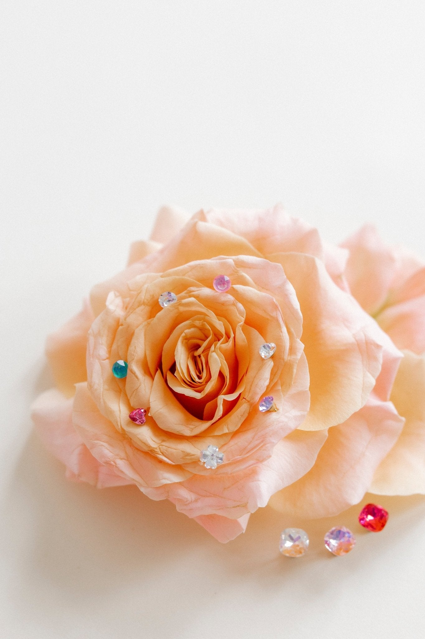 Screwback Stud Earrings Lux - Candy Clover Clear - LINNY CO WholesaleStuds