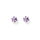 Screwback Stud Earrings Lux - Candy Flower Lilac - LINNY CO WholesaleStuds