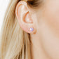Screwback Stud Earrings Lux - Candy Flower Lilac - LINNY CO WholesaleStuds