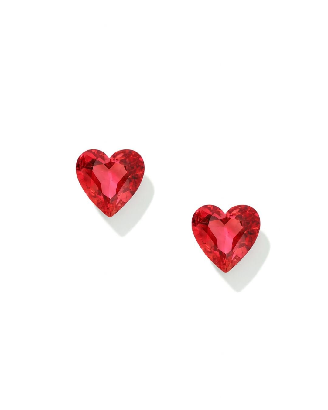 Screwback Stud Earrings Lux - Candy Heart - Hot Pink - LINNY CO WholesaleStuds