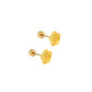 Screwback Stud Earrings Lux - Candy Star Sunshine Yellow - LINNY CO WholesaleStuds