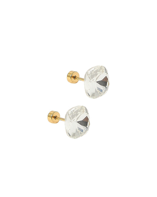 Screwback Stud Earrings Lux - Kit Clear - LINNY CO WholesaleStuds