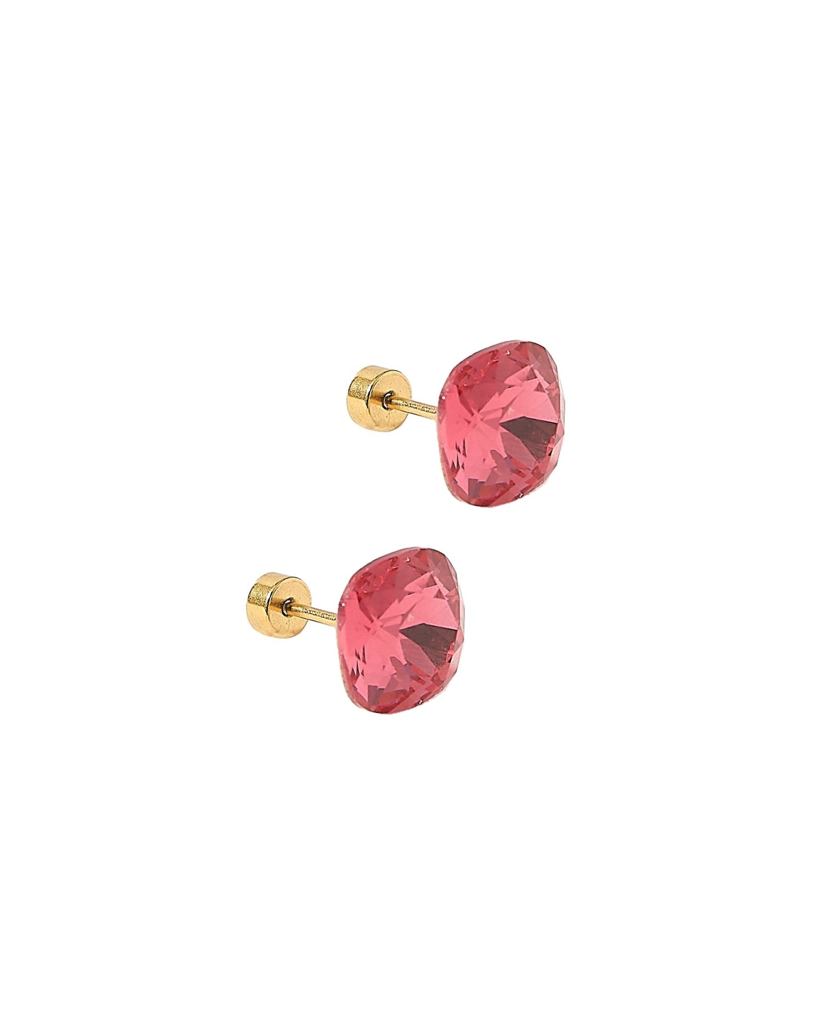 Screwback Stud Earrings Lux - Kit Hot Pink - LINNY CO WholesaleStuds