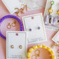 Screwback Stud Earrings Lux - Zuri Lilac - LINNY CO WholesaleStuds