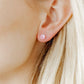 Screwback Stud Earrings Lux - Zuri Pastel Pink - LINNY CO WholesaleStuds