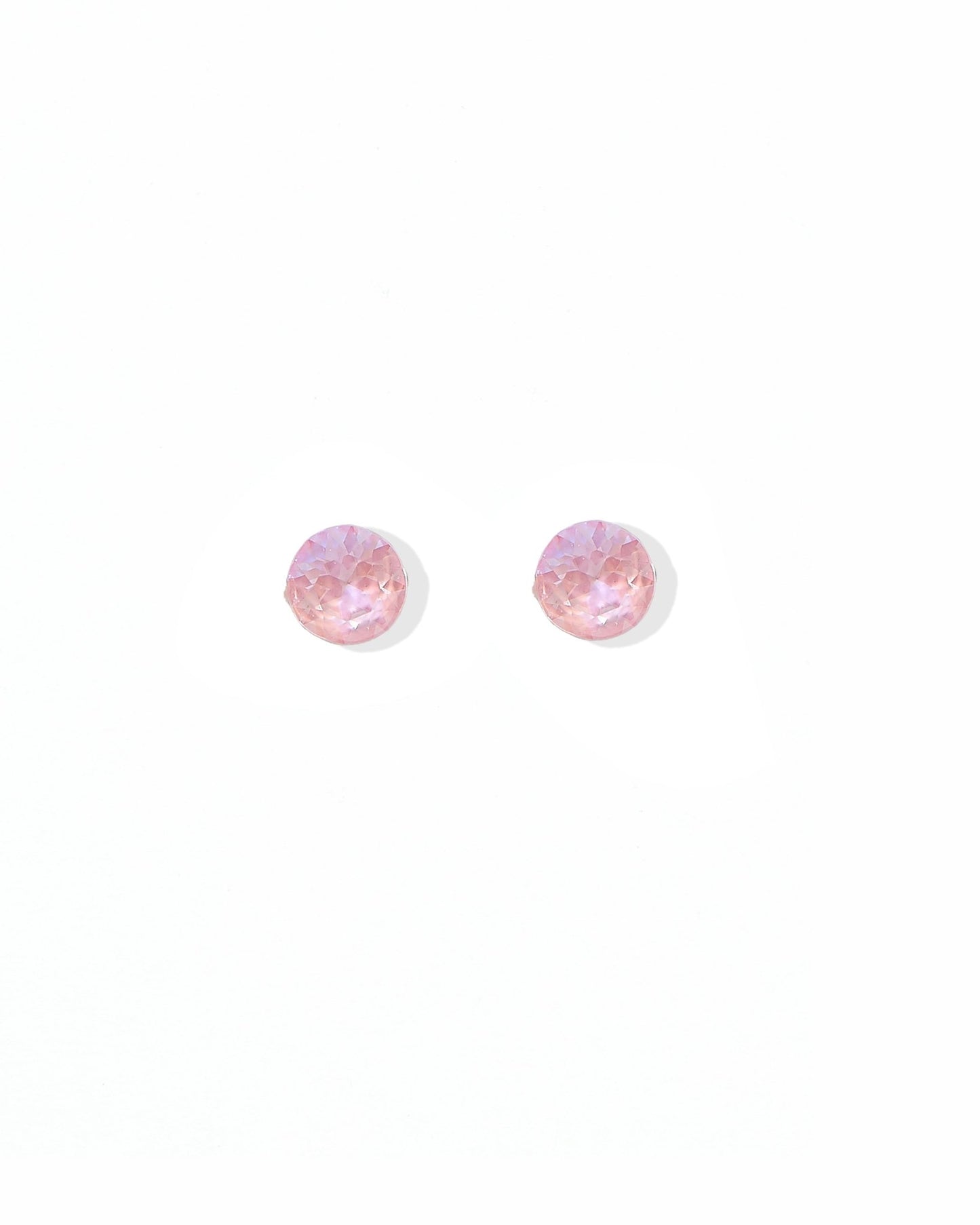Screwback Stud Earrings Lux - Zuri Pastel Pink - LINNY CO WholesaleStuds