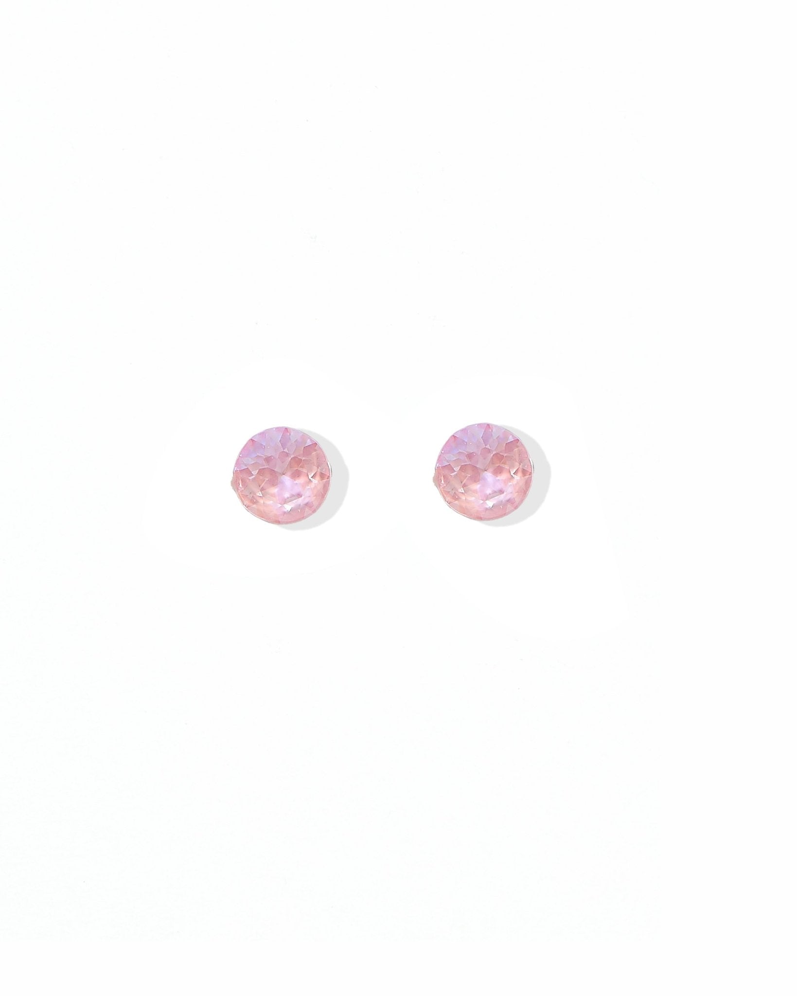 Screwback Stud Earrings Lux - Zuri Pastel Pink - LINNY CO WholesaleStuds