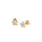 Screwback Stud Earrings - Lyla Flower Clear - LINNY CO WholesaleStuds