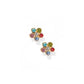 Screwback Stud Earrings - Lyla Flower Multi - LINNY CO WholesaleStuds