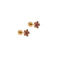 Screwback Stud Earrings - Lyla Flower Pink - LINNY CO WholesaleStuds