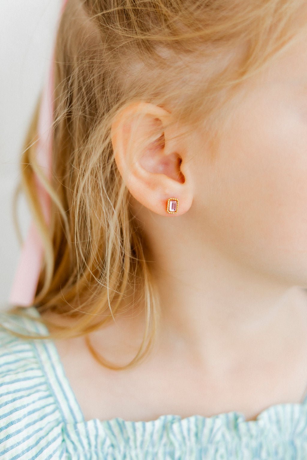 Screwback Stud Earrings - Madison Pink - LINNY CO WholesaleStuds