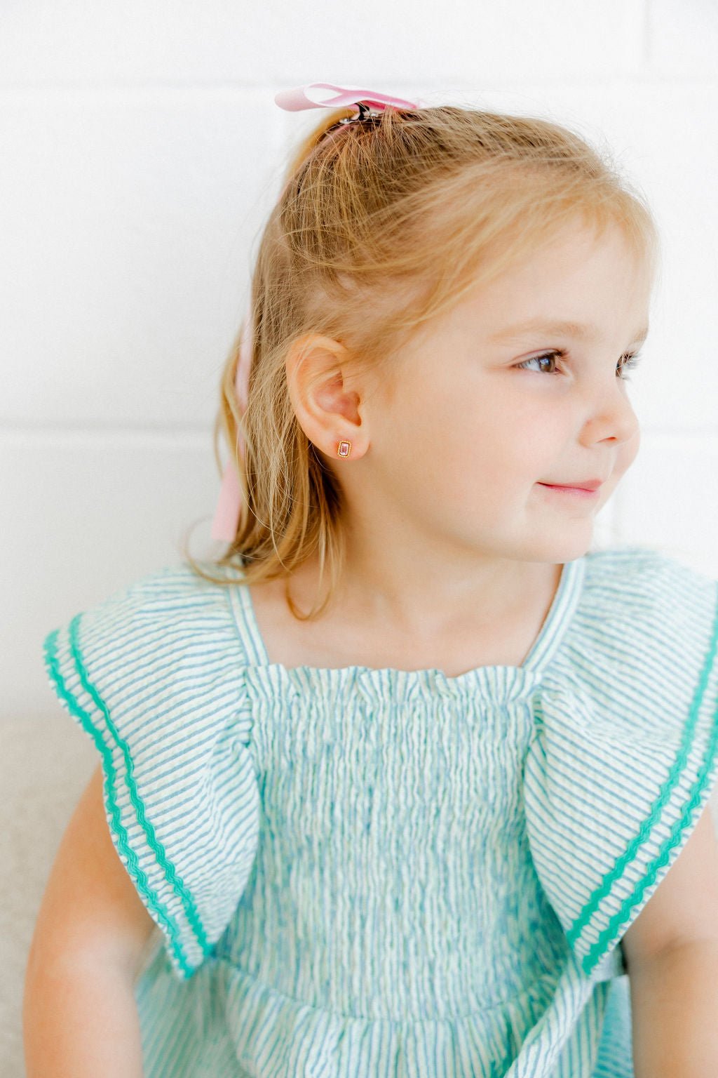 Screwback Stud Earrings - Madison Pink - LINNY CO WholesaleStuds