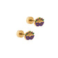 Screwback Stud Earrings - Mardi Gras Mask - LINNY CO WholesaleStuds