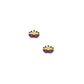 Screwback Stud Earrings - Mardi Gras Mask - LINNY CO WholesaleStuds