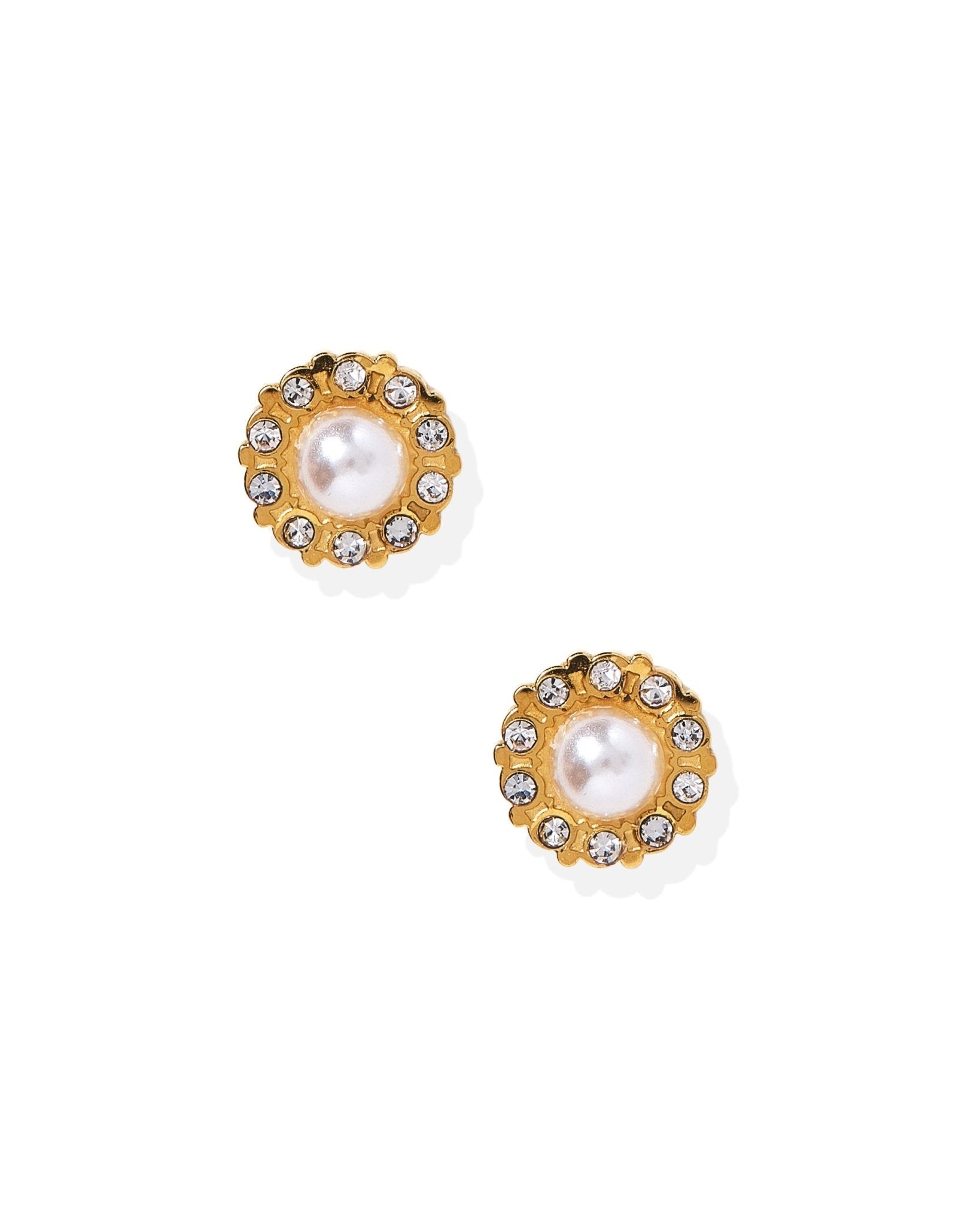 Screwback Stud Earrings - Margaret Pearl - LINNY CO WholesaleStuds