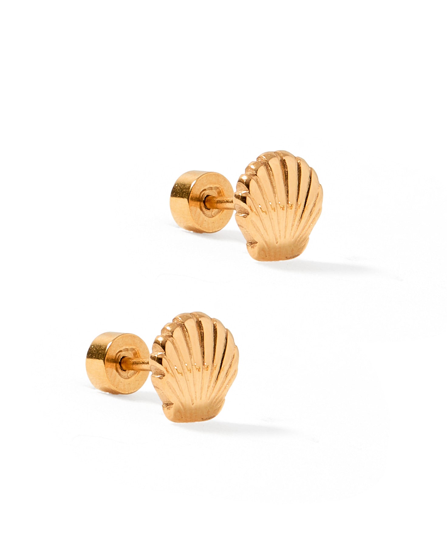 Screwback Stud Earrings - Marina Shell - LINNY CO WholesaleStuds