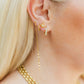Screwback Stud Earrings - Mary CZ Star - LINNY CO WholesaleStuds