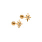Screwback Stud Earrings - Mary CZ Star - LINNY CO WholesaleStuds