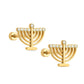 Screwback Stud Earrings - Menorah - LINNY CO WholesaleStuds