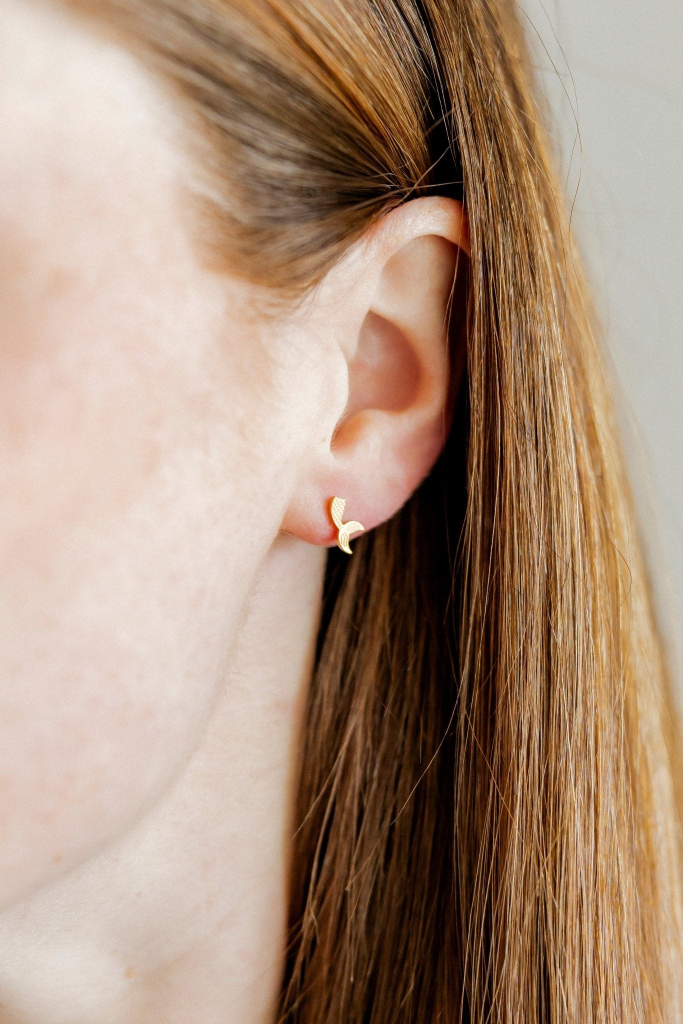 Screwback Stud Earrings - Mermaid Tail - LINNY CO WholesaleStuds