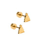 Screwback Stud Earrings - Micro Christmas Tree - LINNY CO WholesaleStuds