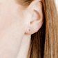 Screwback Stud Earrings - Micro Cross Gold - LINNY CO WholesaleStuds