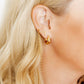 Screwback Stud Earrings - Micro Cross Gold - LINNY CO WholesaleStuds