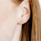 Screwback Stud Earrings - Micro Cross Silver - LINNY CO WholesaleStuds
