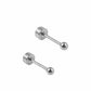 Screwback Stud Earrings - Micro Evelyn Silver - LINNY CO WholesaleStuds