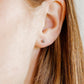 Screwback Stud Earrings - Micro Evelyn Silver - LINNY CO WholesaleStuds