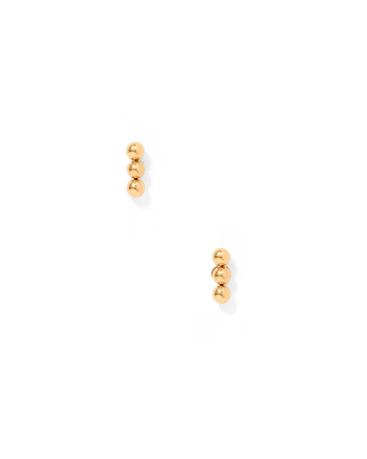 Screwback Stud Earrings - Micro Tally Gold - LINNY CO WholesaleStuds