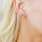 Screwback Stud Earrings - Micro Tally Gold - LINNY CO WholesaleStuds