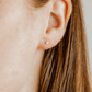 Screwback Stud Earrings - Micro Tessa Heart Silver - LINNY CO WholesaleStuds