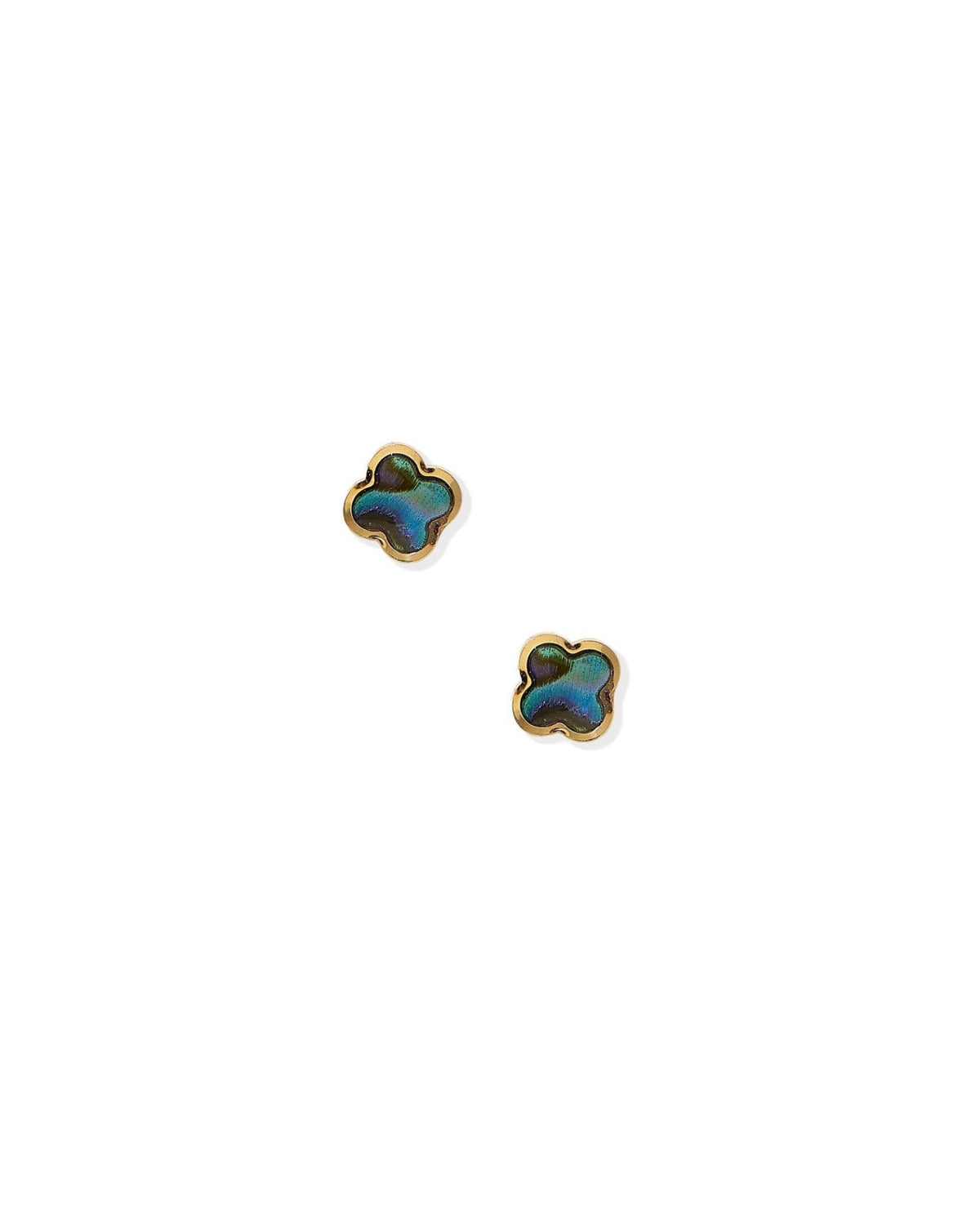 Screwback Stud Earrings - Midnight Clover - LINNY CO WholesaleStuds